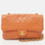 Orange Lambskin Matelasse Shoulder Bag