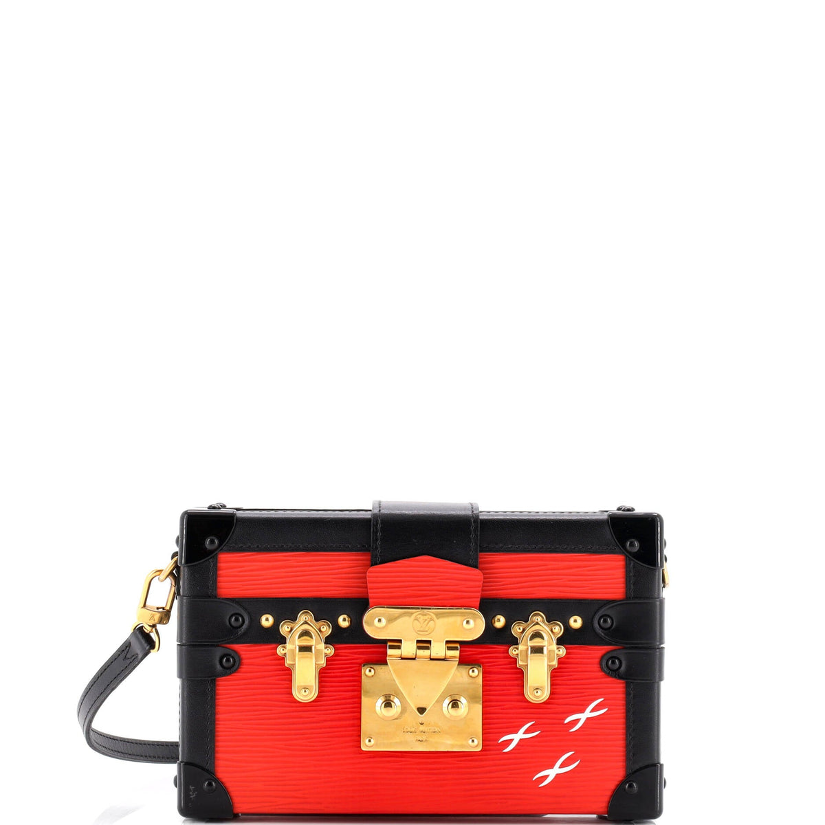 Louis Vuitton Petite Malle Handbag Epi Leather