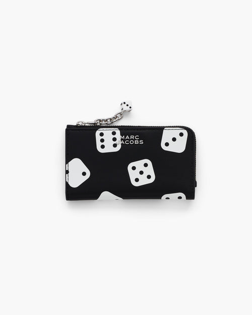 Marc Jacobs Derrick Adams X Marc Jacobs Everday Logo Slim Wallet in Black/White