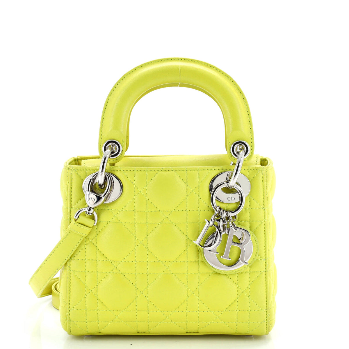 Christian Dior Lady Dior Bag Cannage Quilt Lambskin Mini