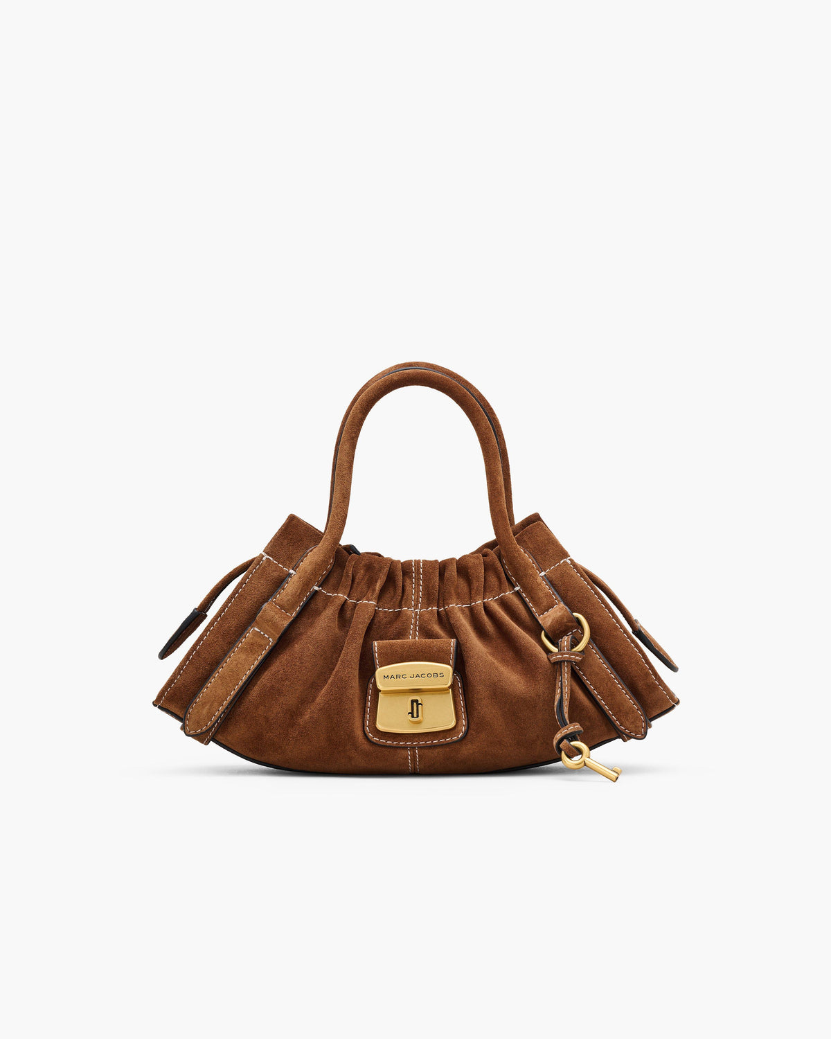 Marc Jacobs Marc Jacobs The Suede Cristina Small Satchel Bag in Copper