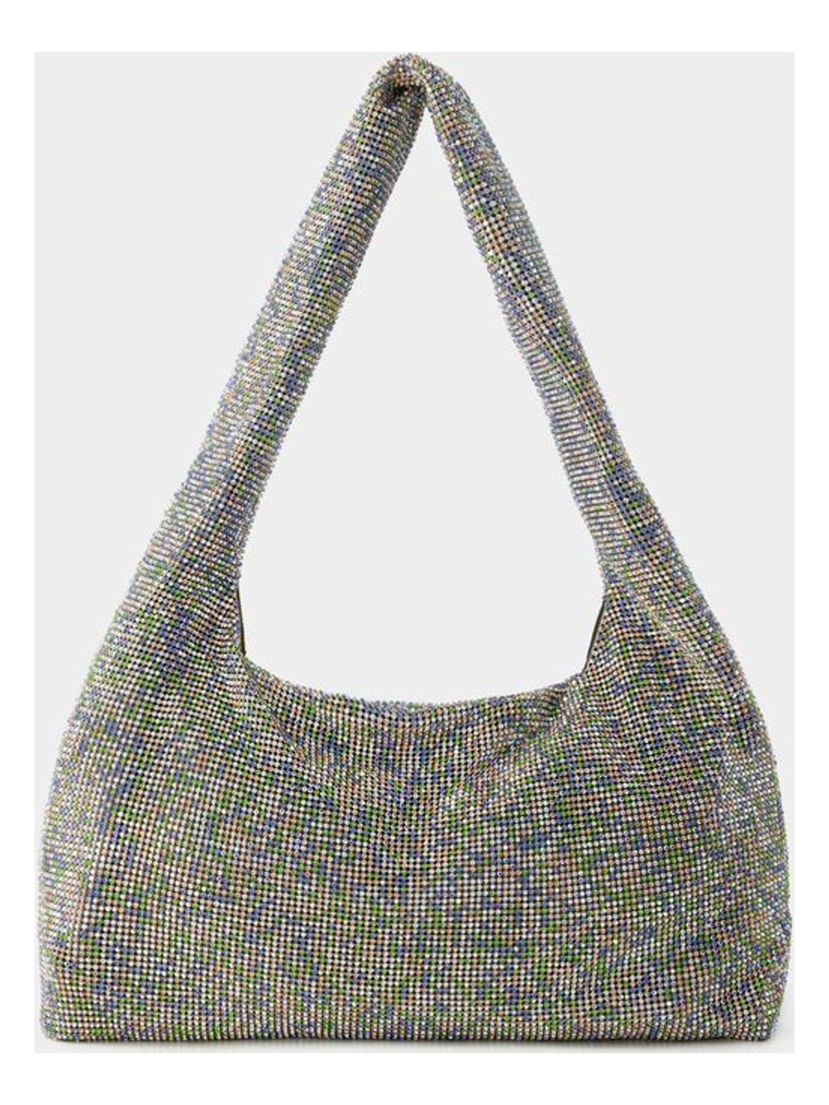 Kara Women's Crystal Shoulder Bag in Metallic | HB276 Color 3878