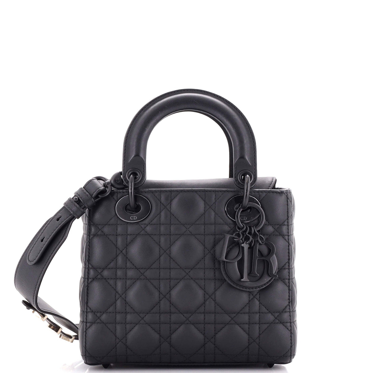 Christian Dior Ultra Matte My ABCDior Lady Dior Bag Cannage Quilt Calfskin