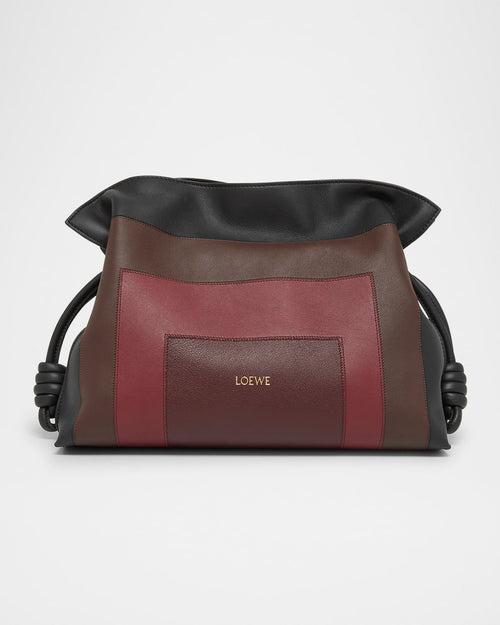 x Albers Flamenco Medium Clutch Bag in Nappa Leather