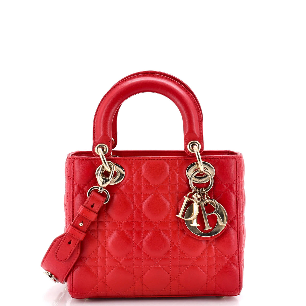 Christian Dior My Lady Dior Bag Cannage Quilt Lambskin