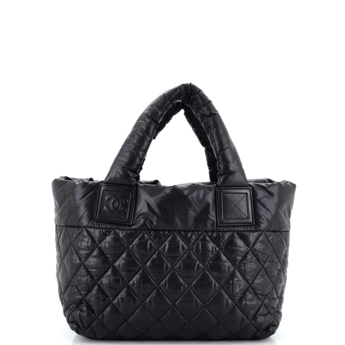 Chanel CHANEL Coco Cocoon Reversible Tote Quilted Nylon Small