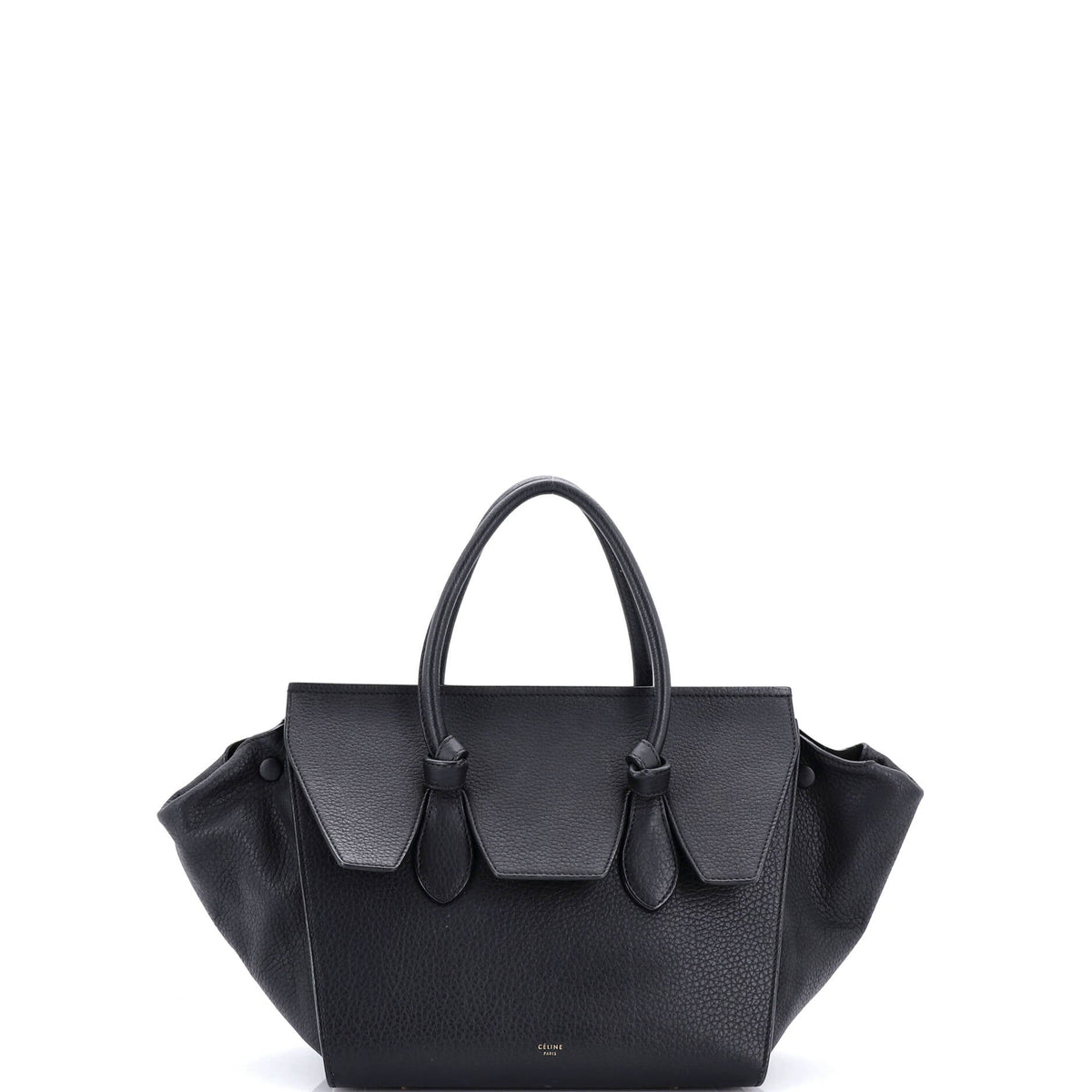 Celine CELINE Tie Knot Tote Grainy Leather Small