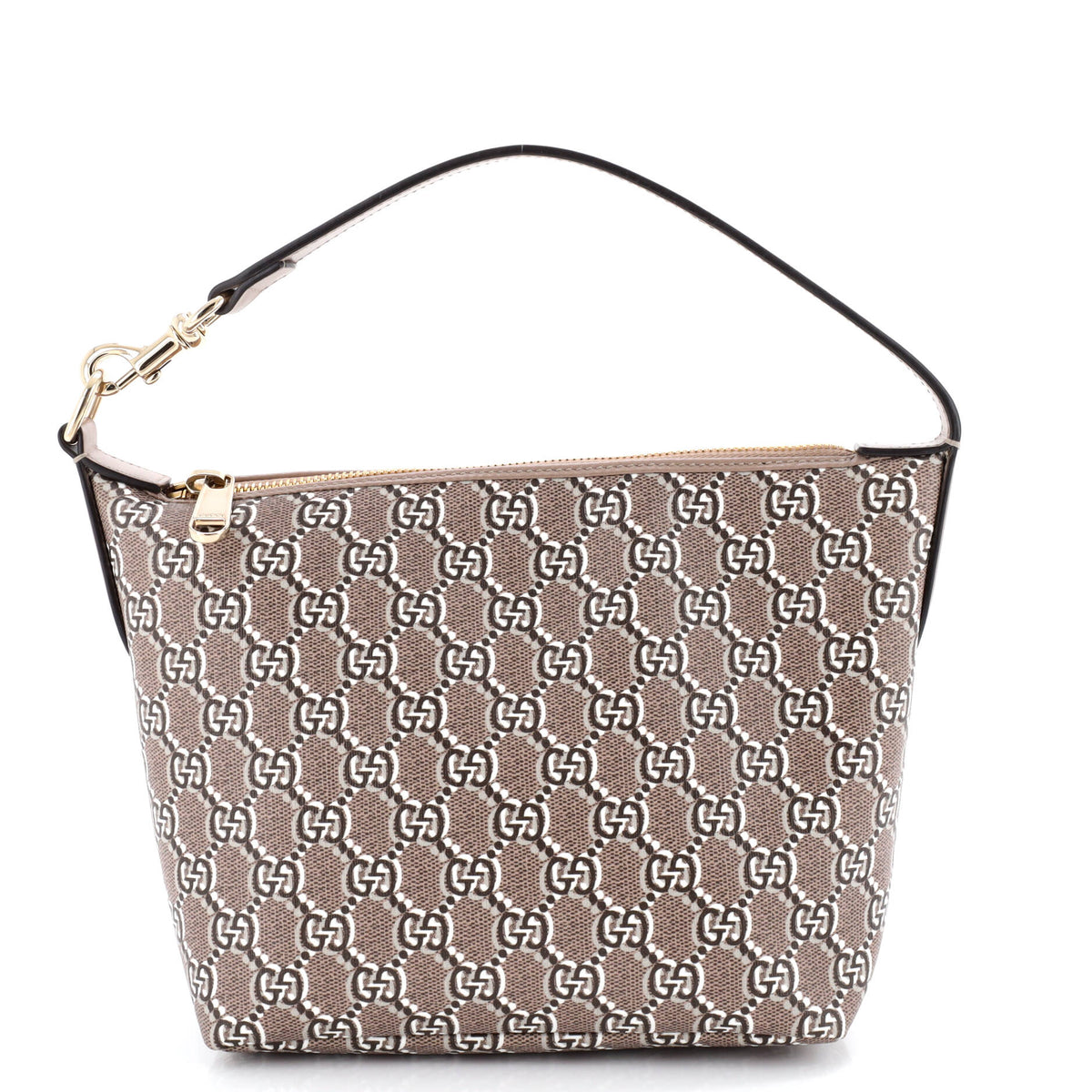 Gucci GUCCI Ophidia Zip Shoulder Bag GG Shadow Coated Canvas Super Mini
