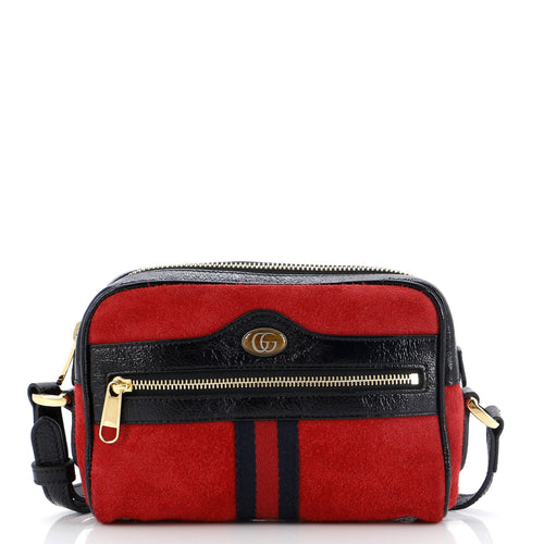 GUCCI Ophidia Shoulder Bag Suede Mini