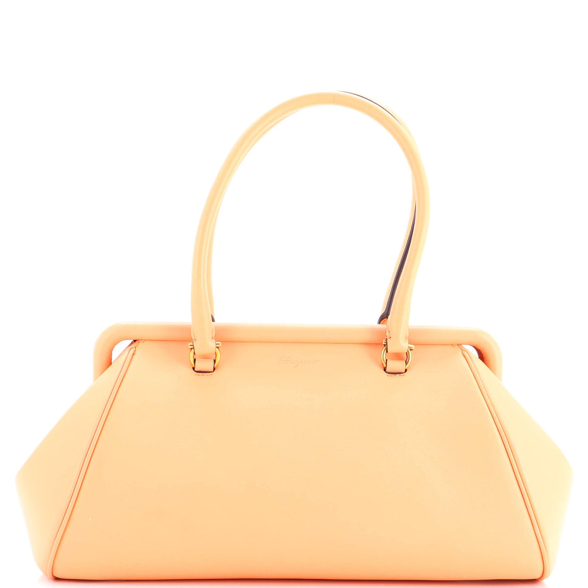 Salvatore Ferragamo Frame Satchel Leather