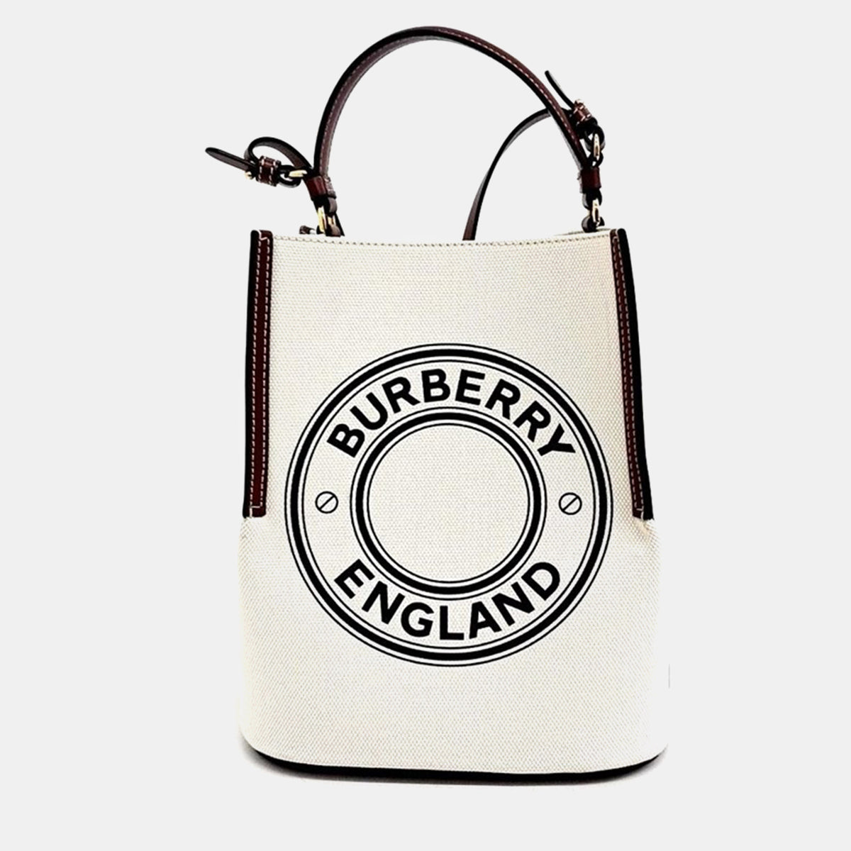 Burberry Canvas Peggy Bucket Bag
