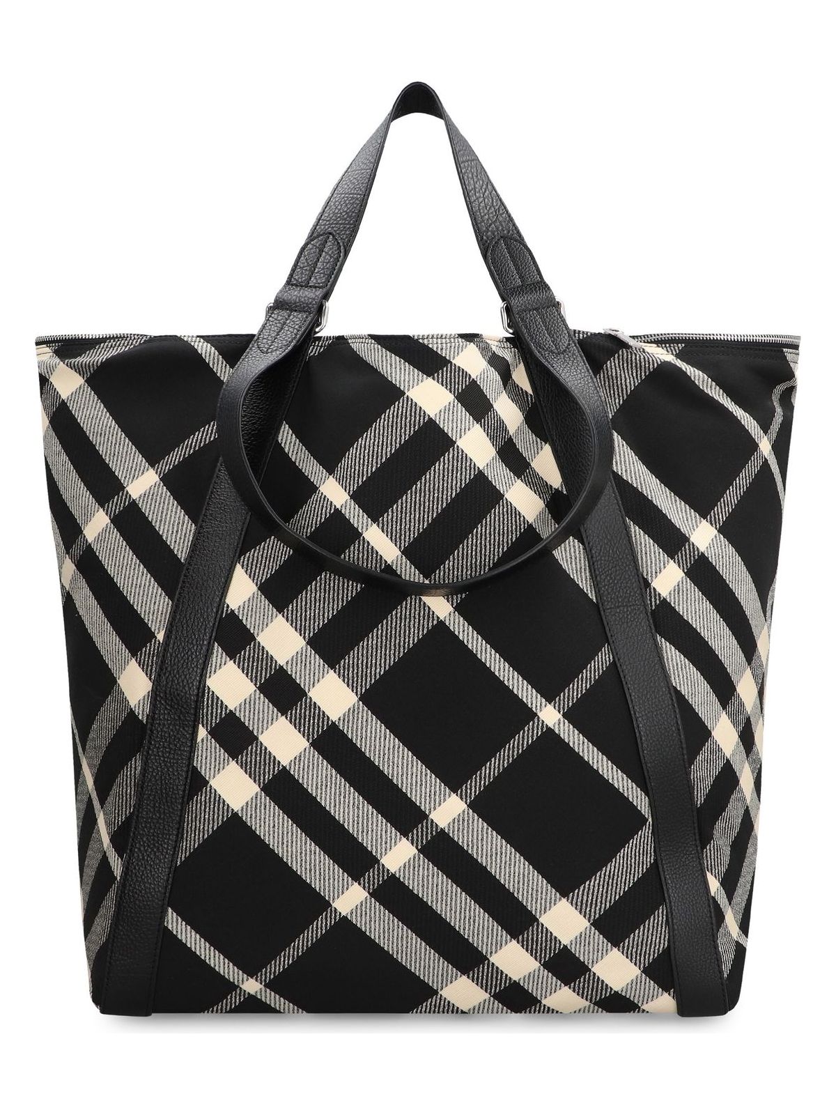 Burberry Men's Field Fabric Tote in Black | 8086476153462 Color A1189