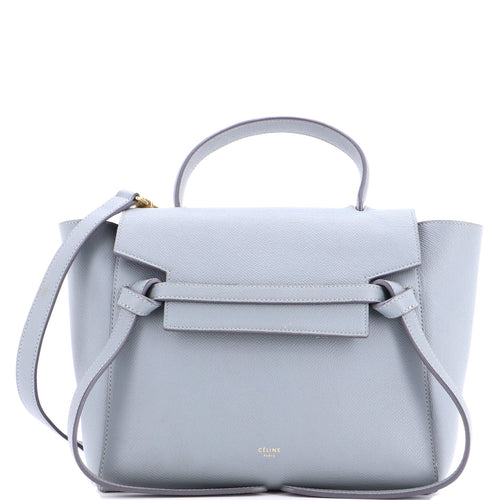 CELINE Belt Bag Textured Leather Micro
