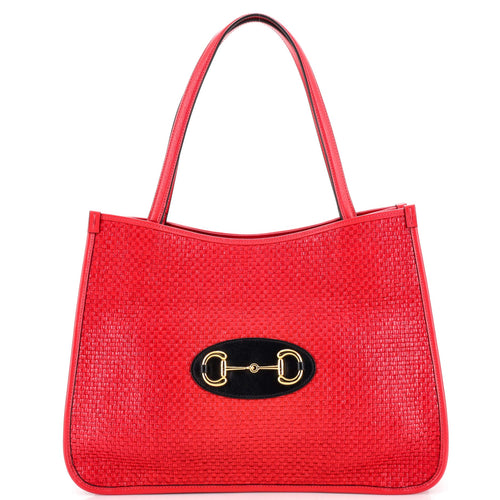 GUCCI Horsebit 1955 Tote Leather Medium
