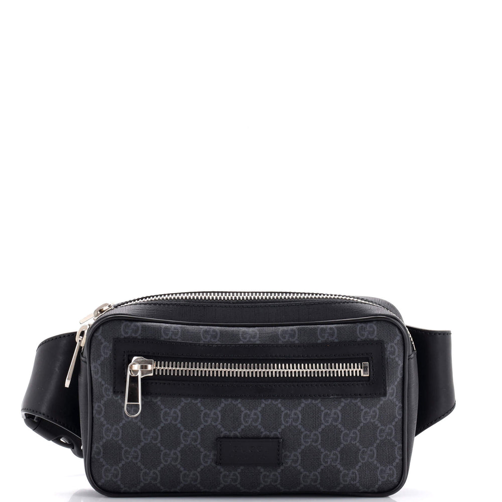 GUCCI Soft Zip Belt Bag GG Coated Canvas Small