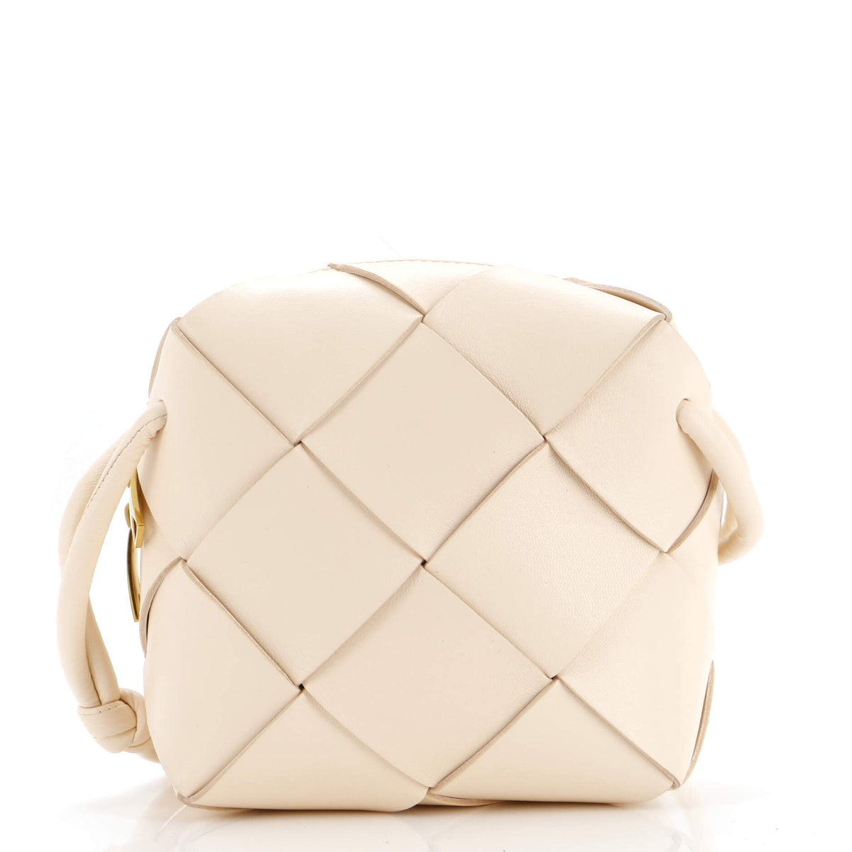 Bottega Veneta Cassette Camera Crossbody Bag Maxi Intrecciato Leather Mini