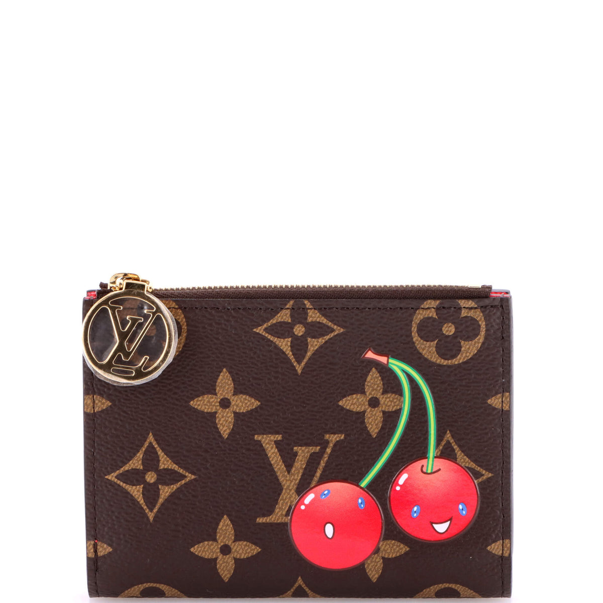Louis Vuitton x Takashi Murakami Lisa Wallet Limited Edition Monogram Cerises