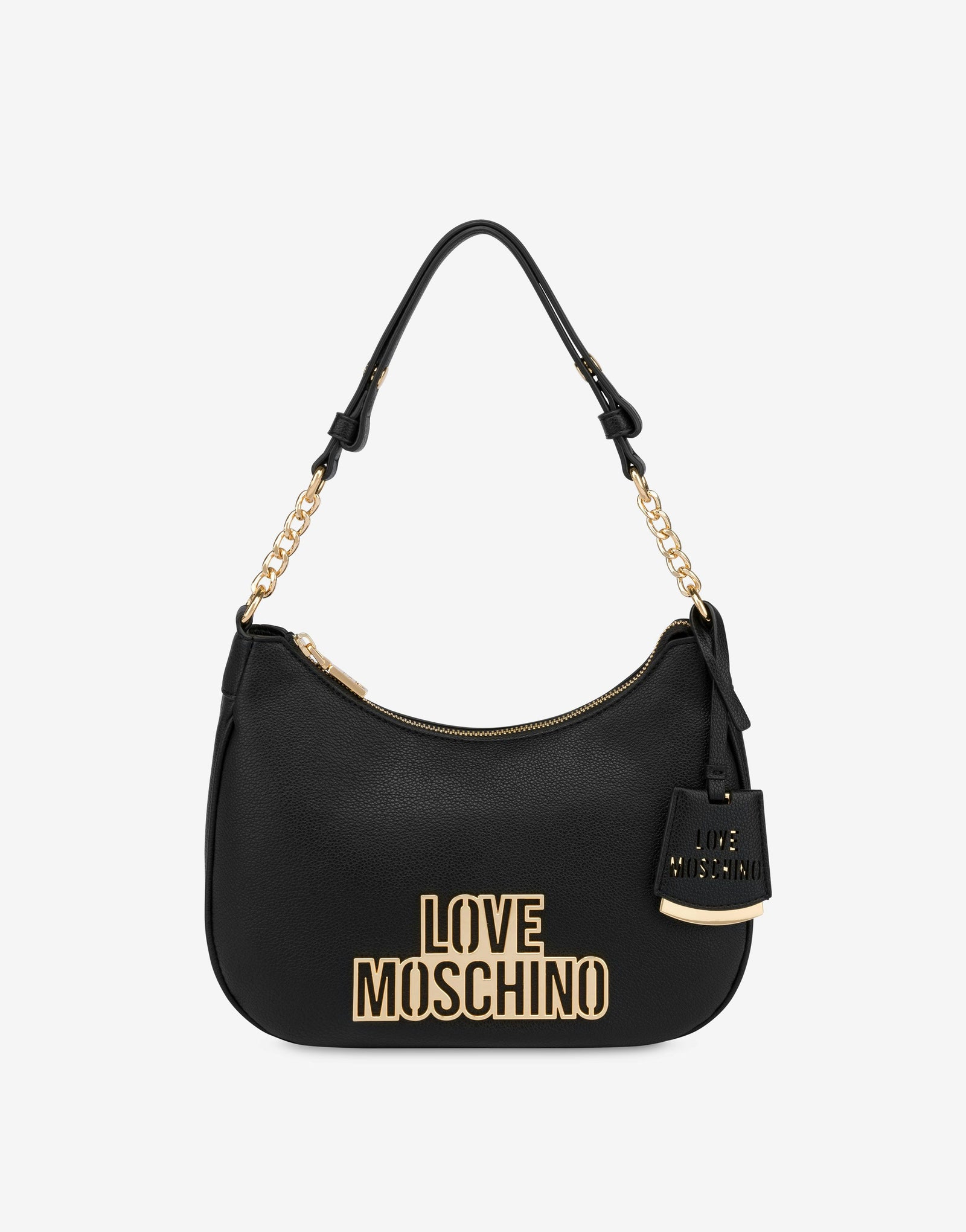 Love Moschino Sac Hobo avec logo découpé