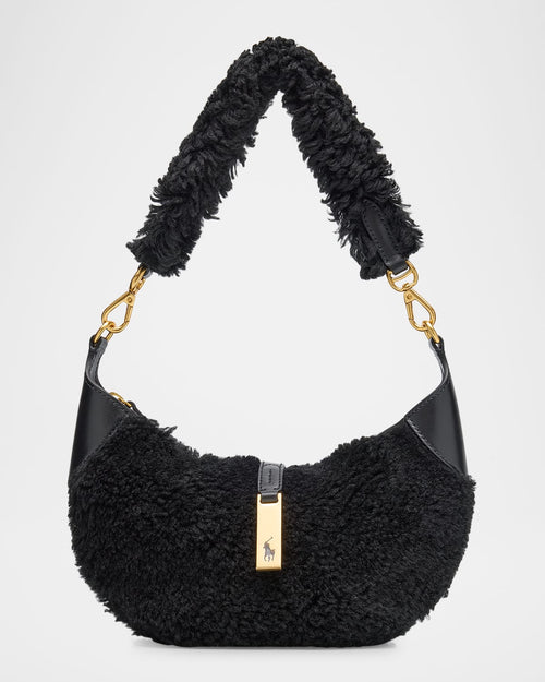 Polo ID Shearling Mini Shoulder Bag