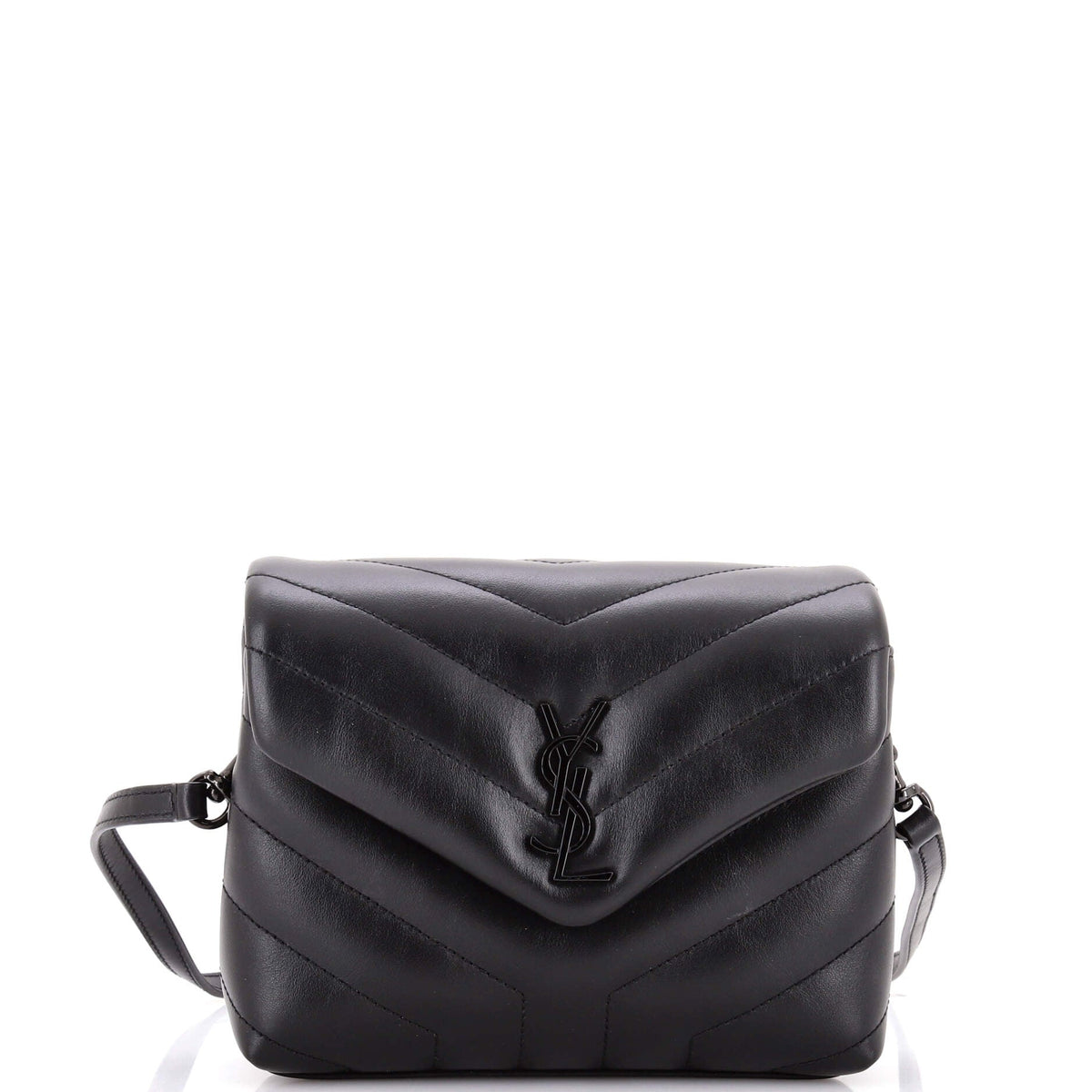 Saint Laurent Loulou Shoulder Bag Matelasse Chevron Leather Toy