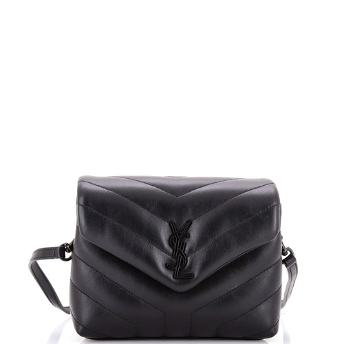 Loulou Shoulder Bag Matelasse Chevron Leather Toy