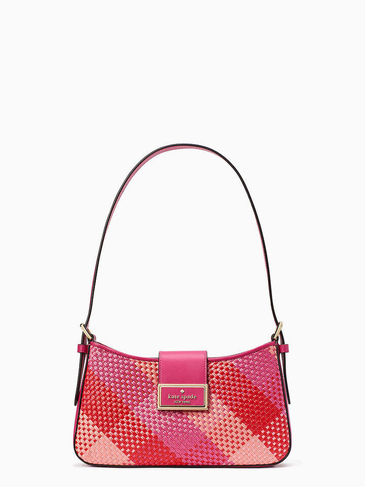 Kate Spade Au Reegan Woven Straw Small Shoulder Bag