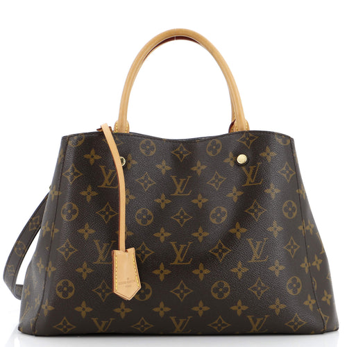 Montaigne Handbag Monogram Canvas MM
