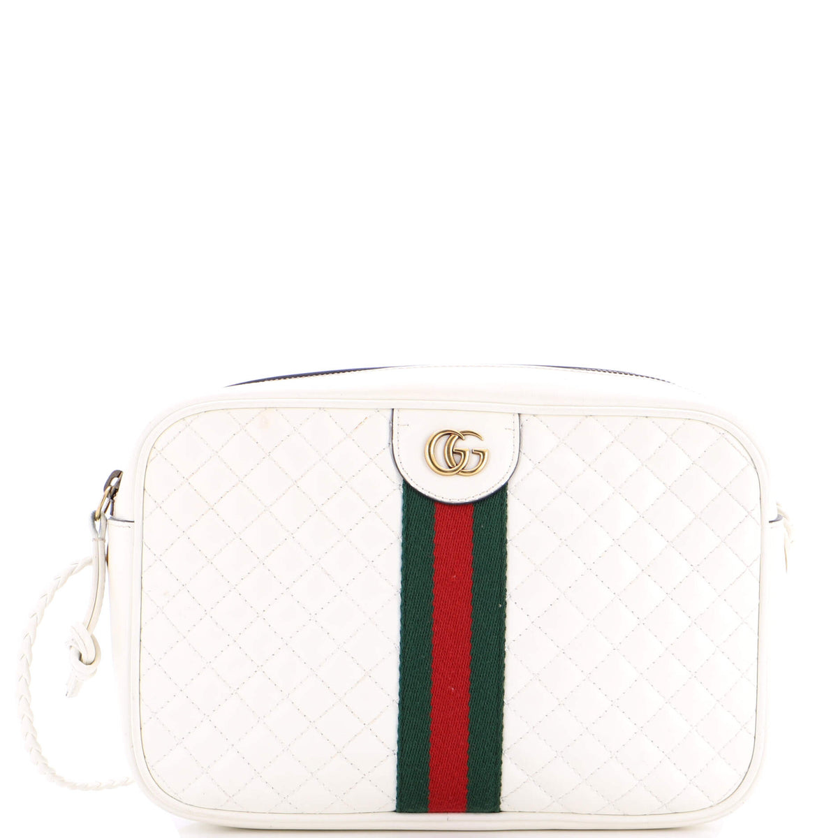 Gucci GUCCI Trapuntata Camera Bag Quilted Leather Small