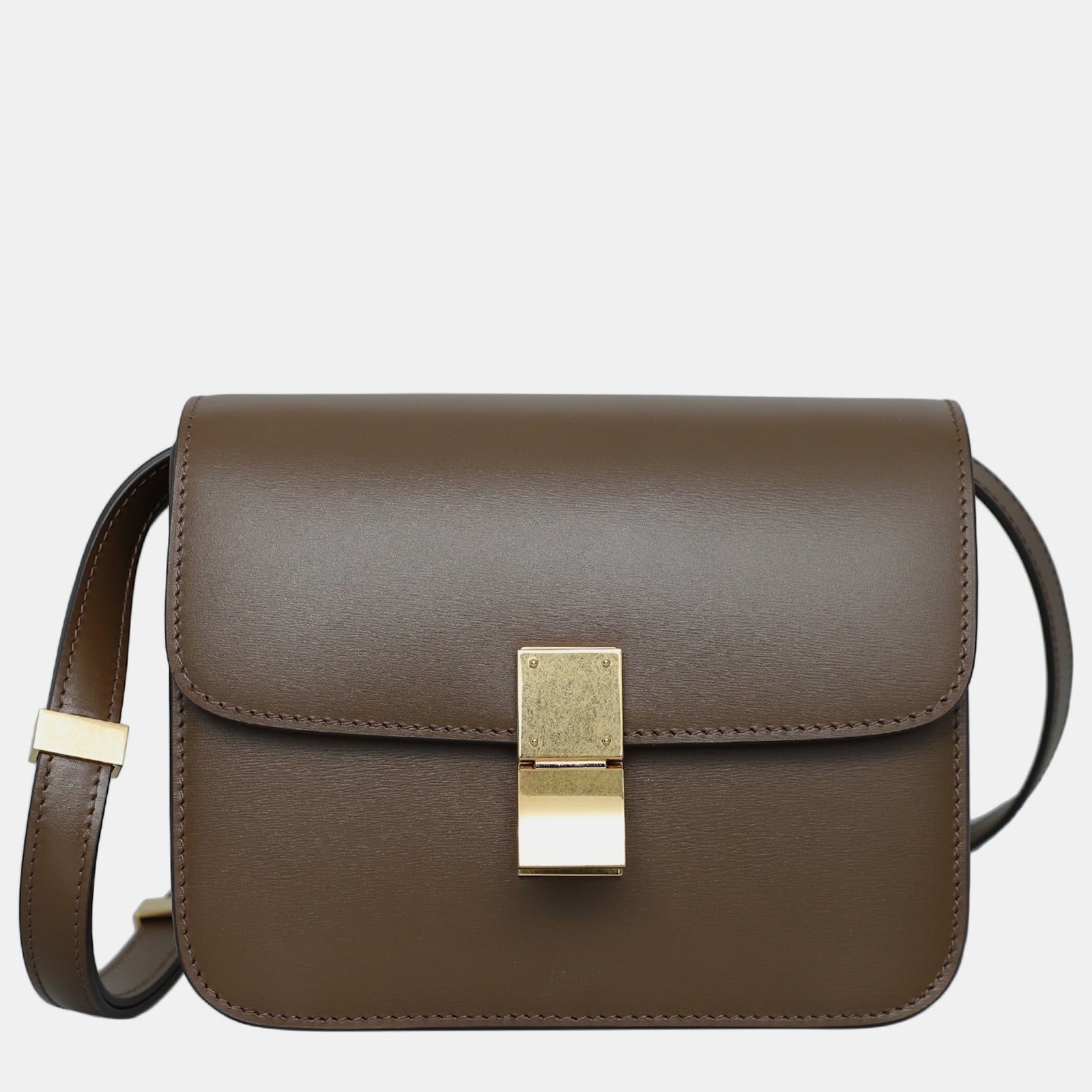 Celine Brown Classic Box Teen Bag