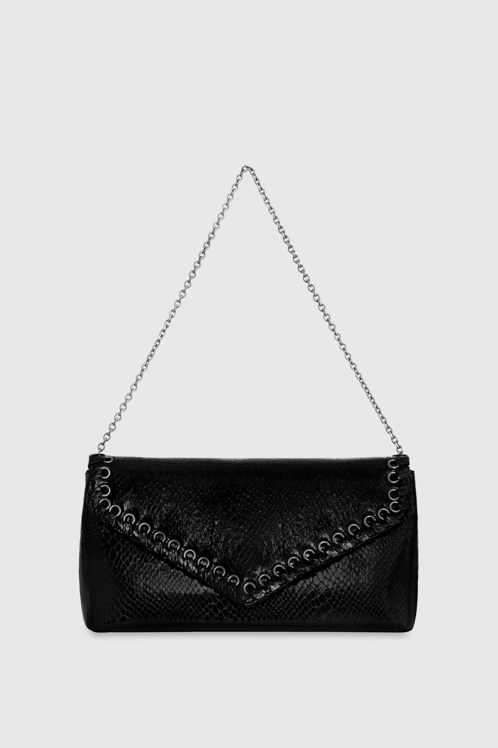 Rebecca Minkoff Whip Clutch Bag In Black