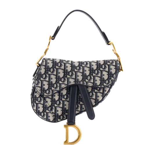 Saddle Handbag Oblique Canvas Mini