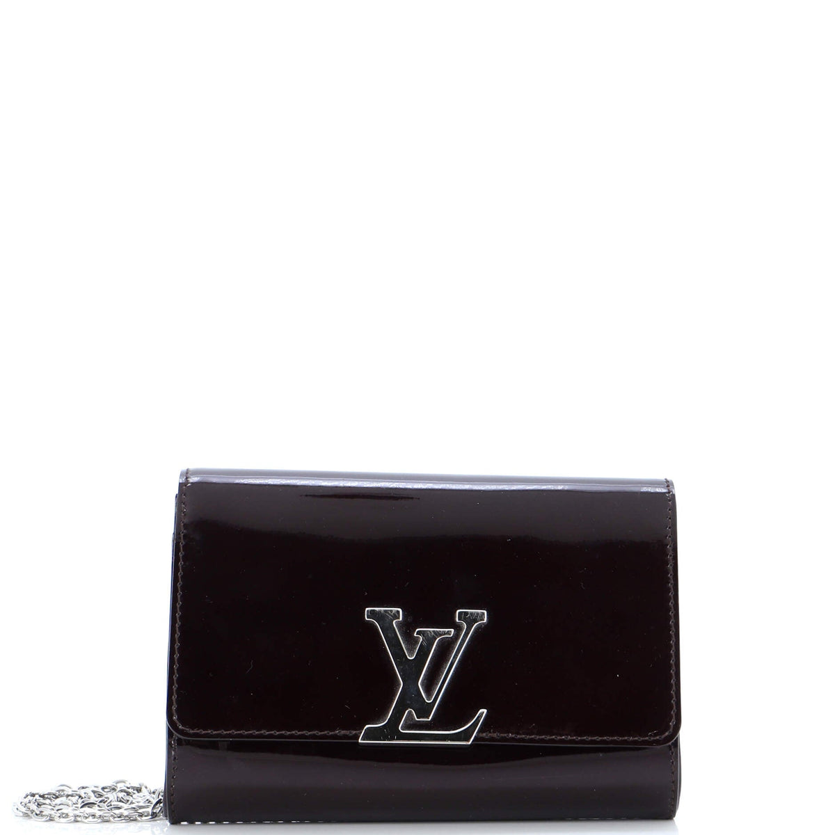 Louis Vuitton Chain Louise Clutch Patent PM