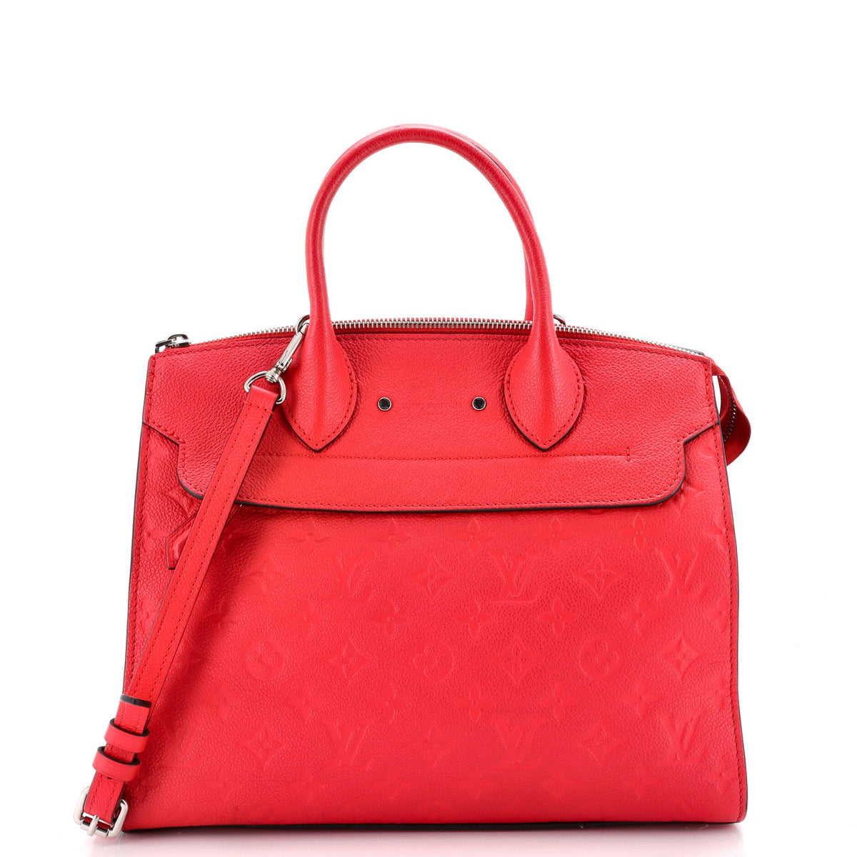 Louis Vuitton Pont Neuf Handbag Monogram Empreinte Leather MM