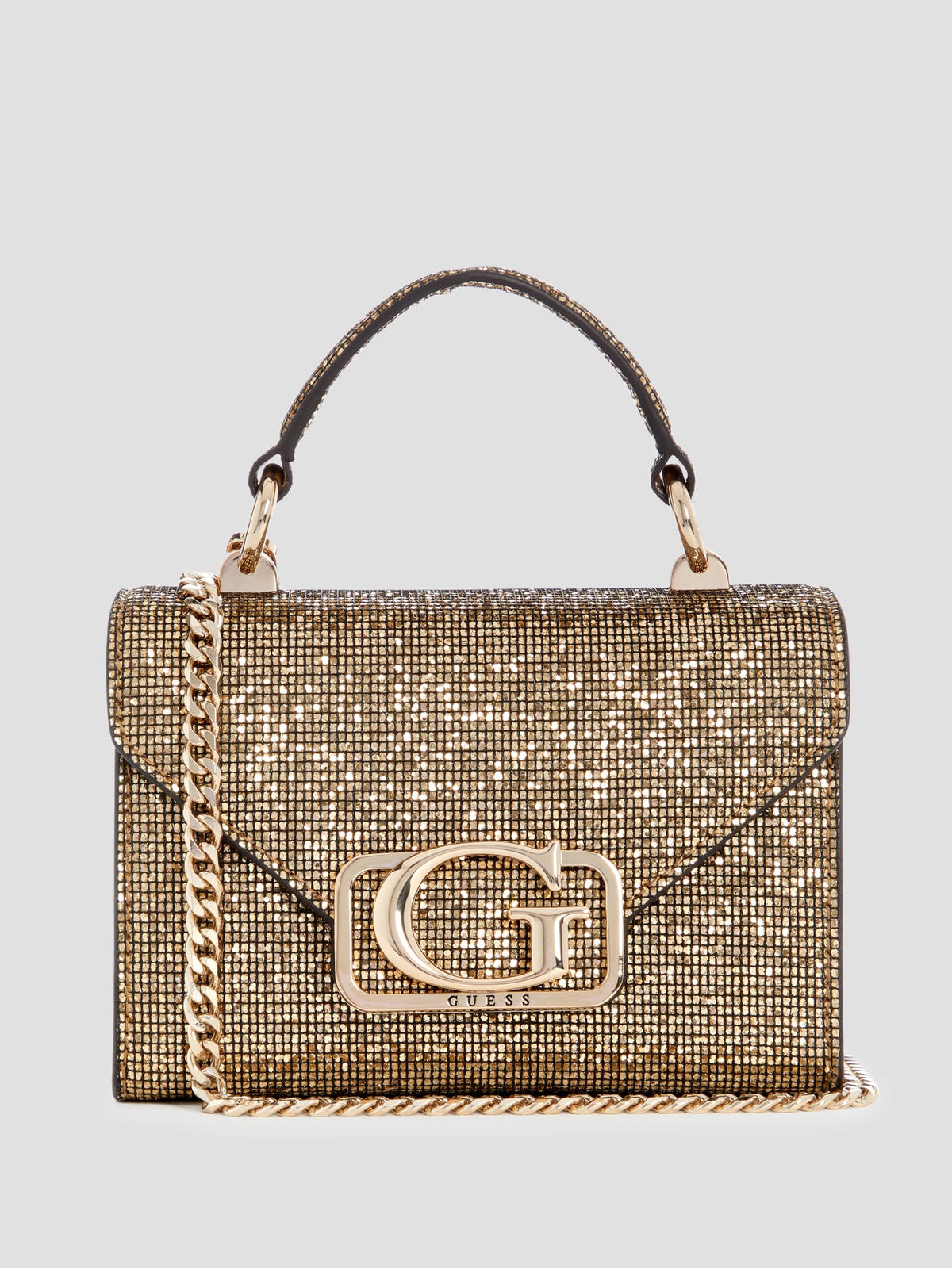 Guess Zalina Mini Glitter Top-handle Bag