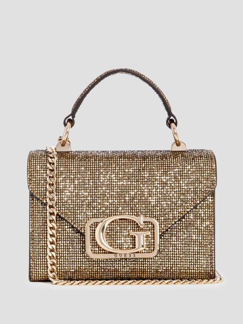 Zalina Mini Glitter Top-handle Bag