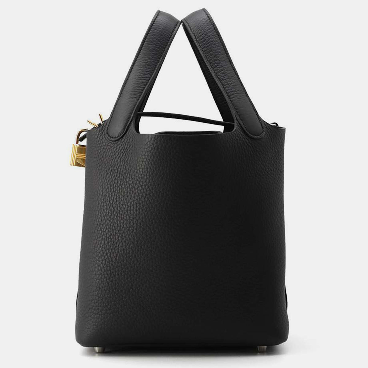 Hermès Black Taurillon Clemence Picotin Lock Bag PM