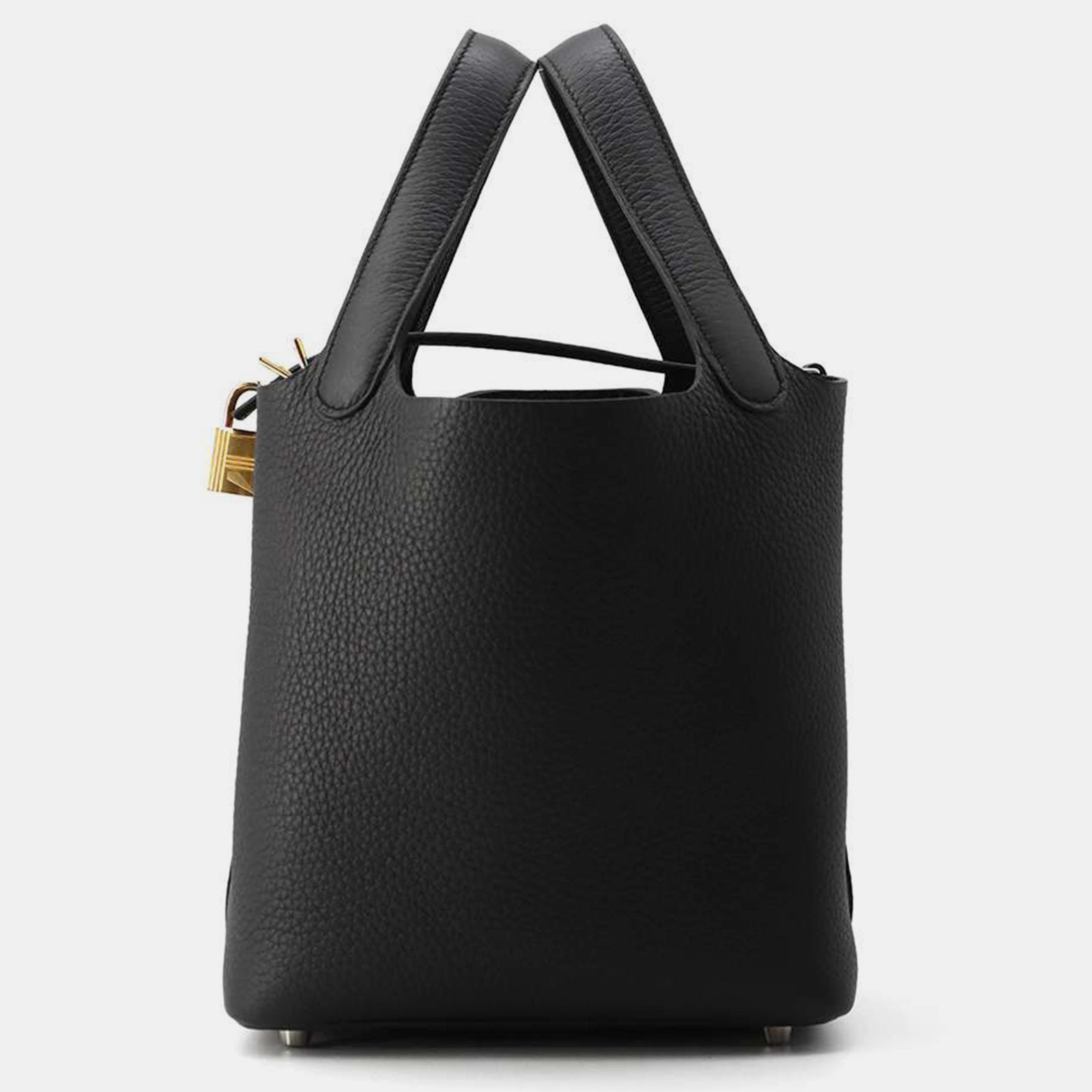 Herm?s Sac PM en Taurillon Clémence Picotin Lock Noir