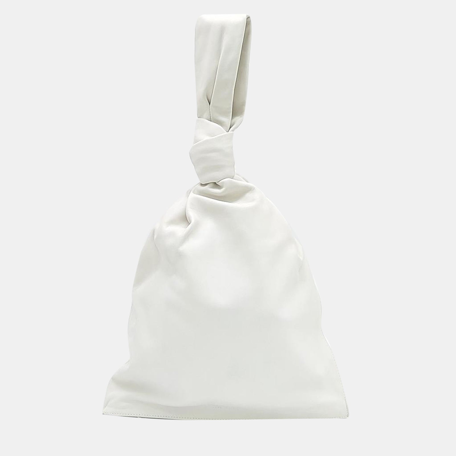 Bottega Veneta White Leather BV Twist Bag