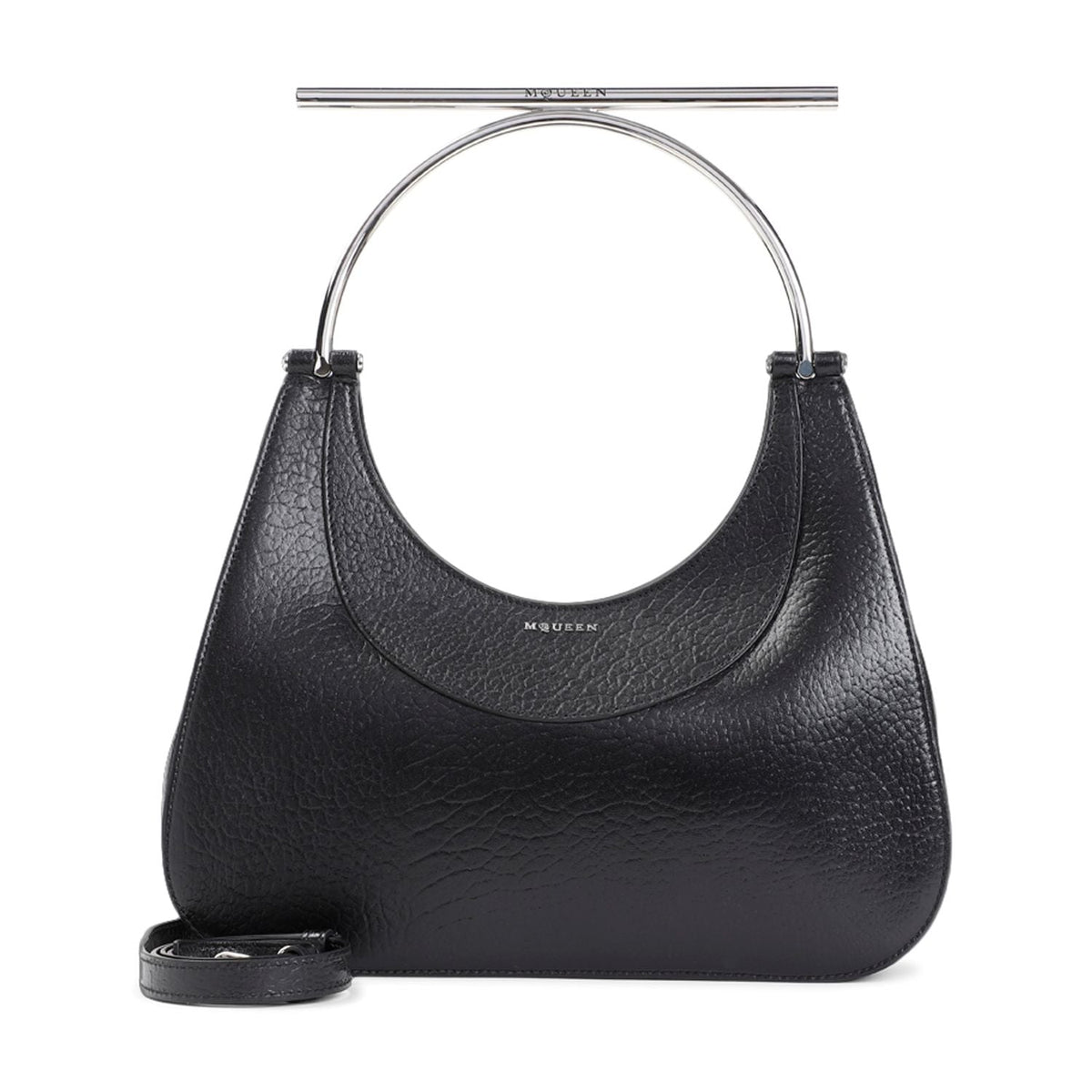 Alexander Mcqueen Women's Cross-Bar Handbag in Nero | 8035241VDBB