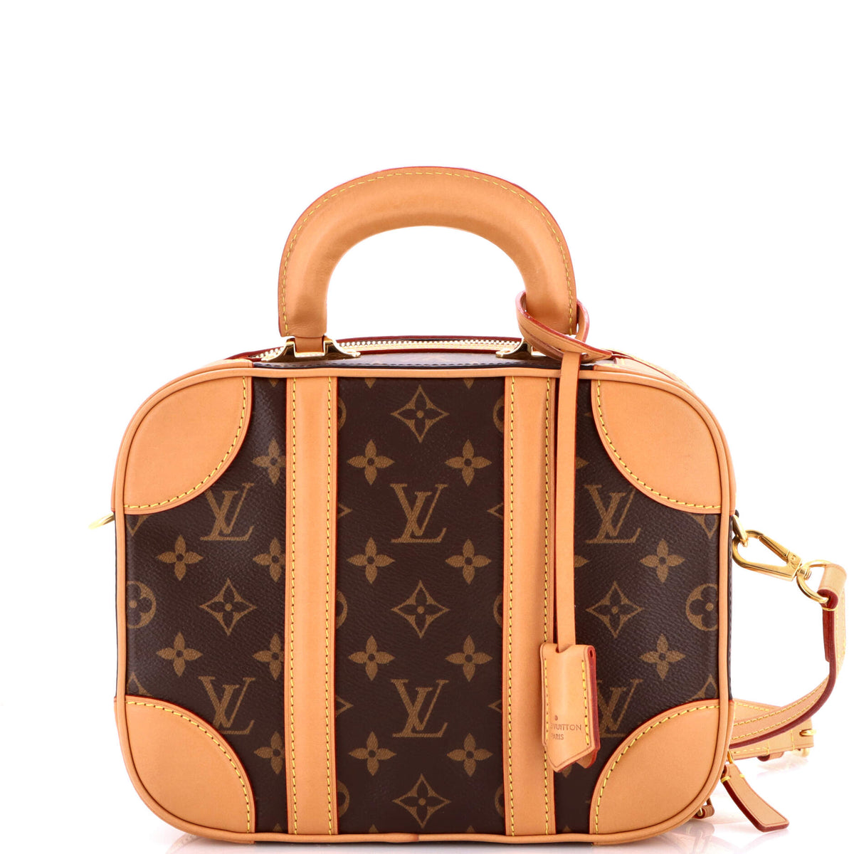Louis Vuitton Valisette Handbag Monogram Canvas PM