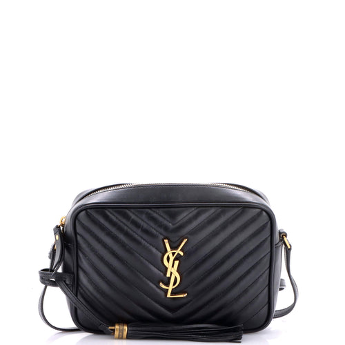 Lou Camera Bag Matelasse Chevron Leather Small