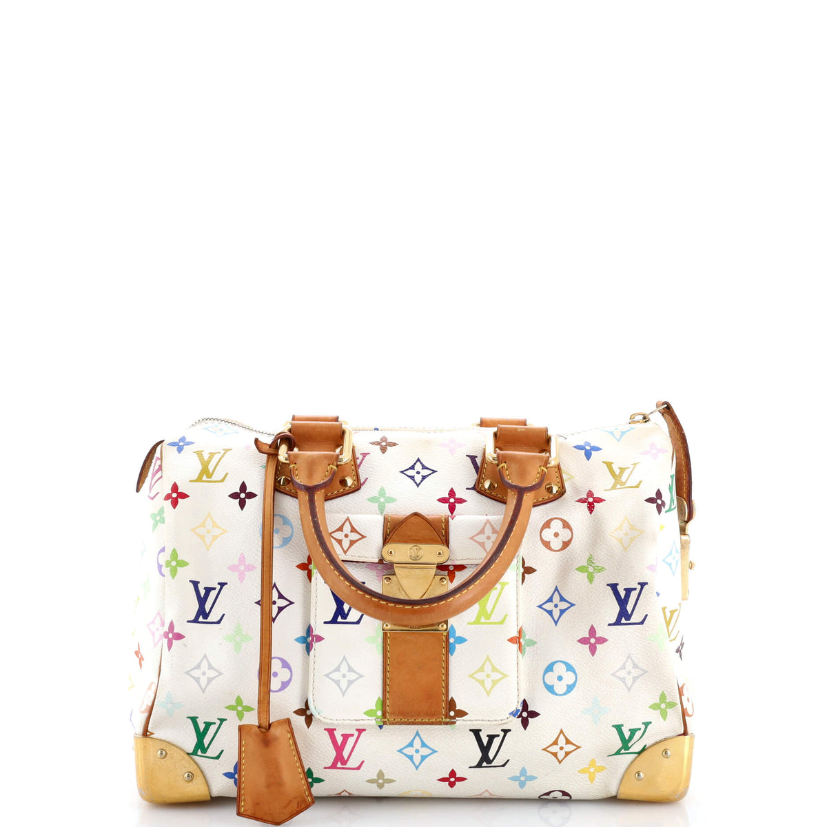 Louis Vuitton Speedy Handbag Monogram Multicolor 30