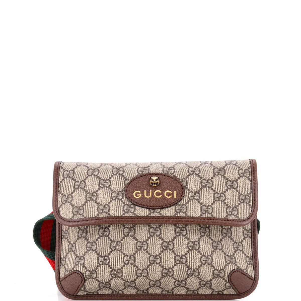 Gucci GUCCI Neo Vintage Flap Belt Bag GG Coated Canvas