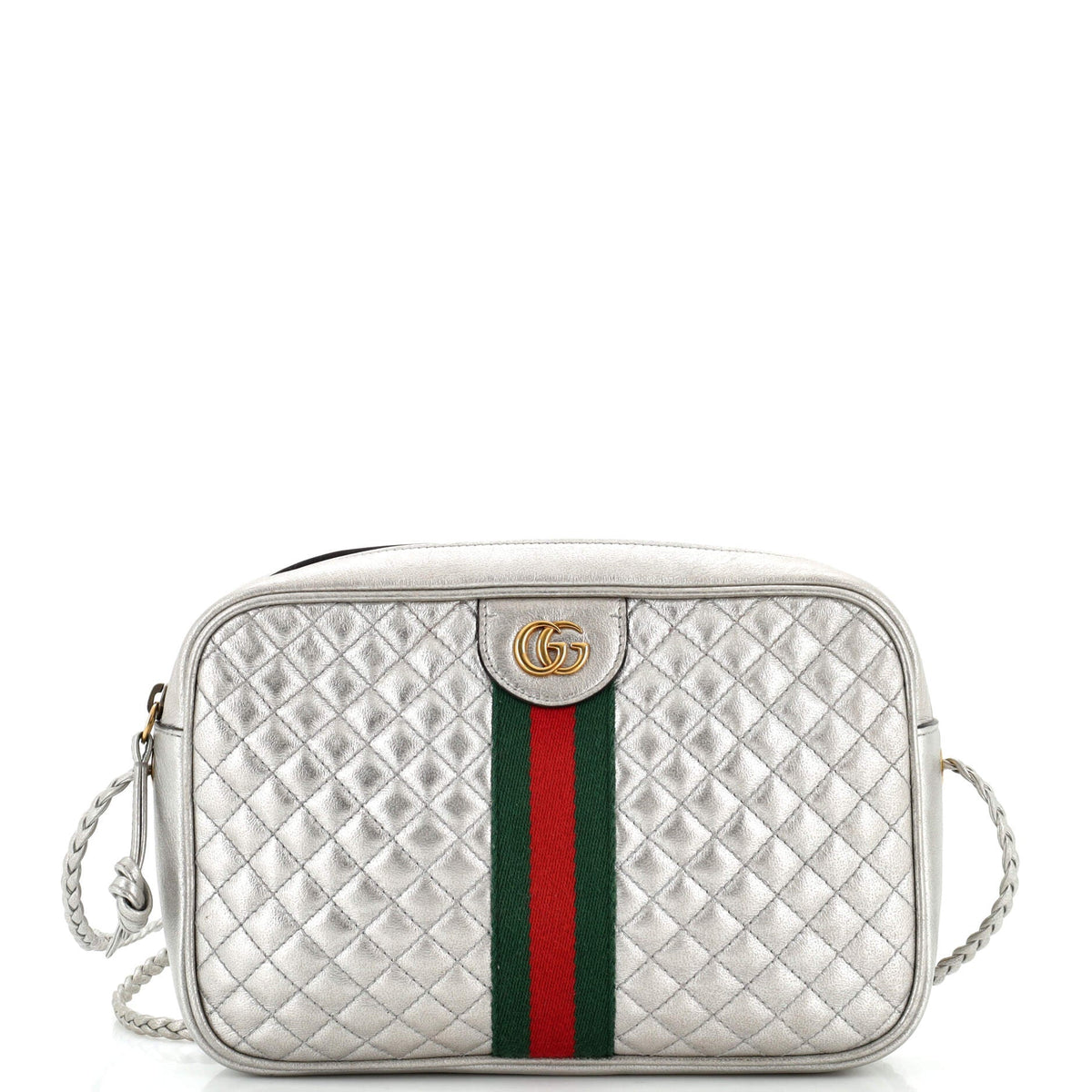 Gucci GUCCI Trapuntata Camera Bag Quilted Leather Small