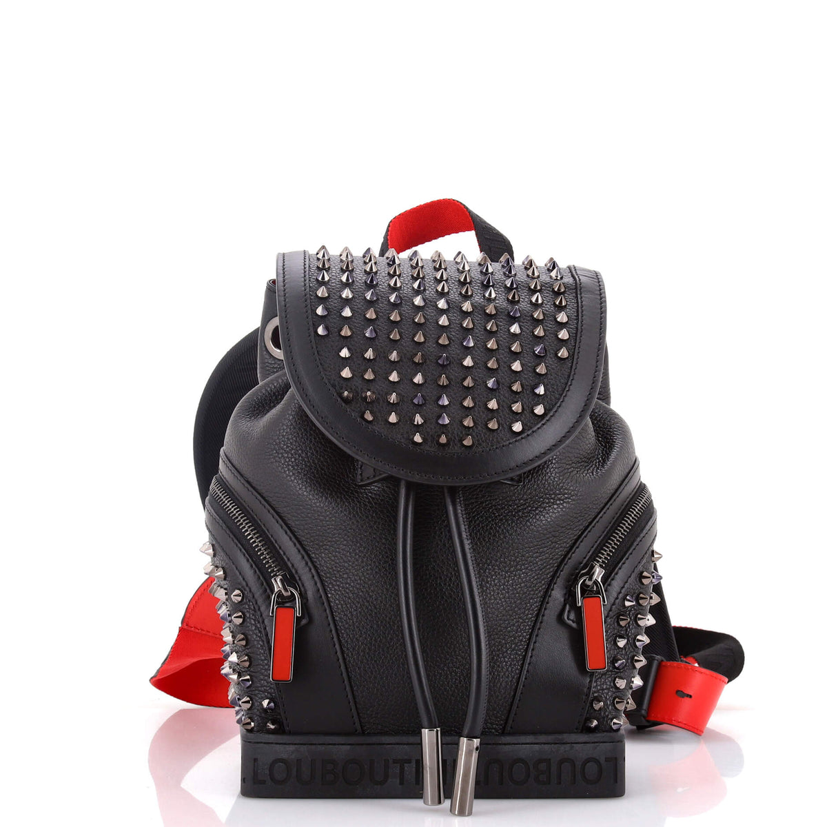 Christian Louboutin Explorafunk Backpack Spiked Leather Small