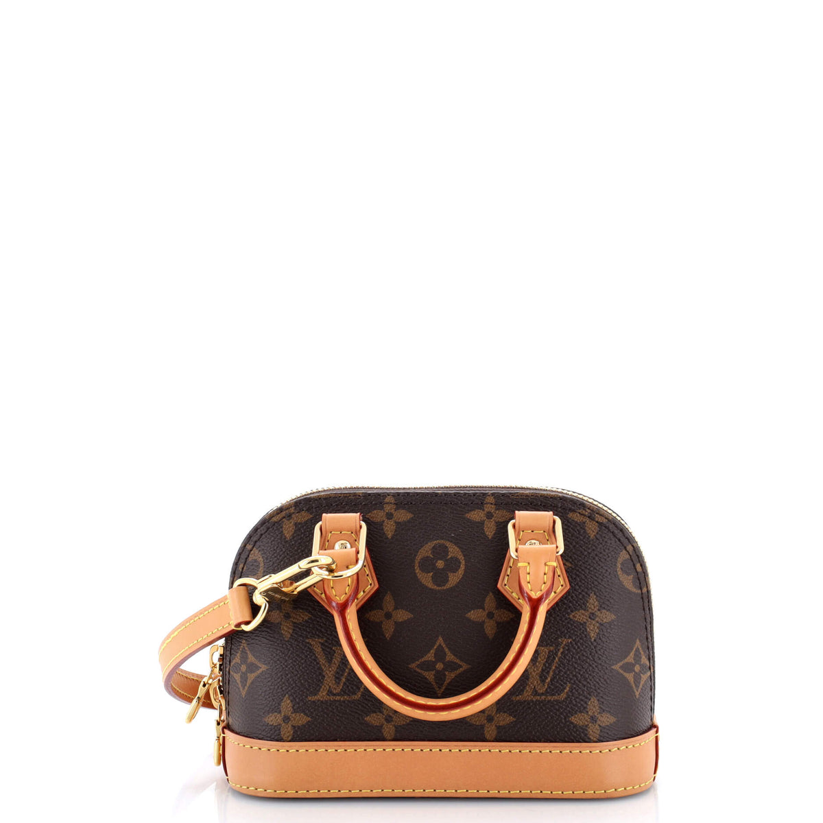Louis Vuitton Alma Handbag Monogram Canvas Nano