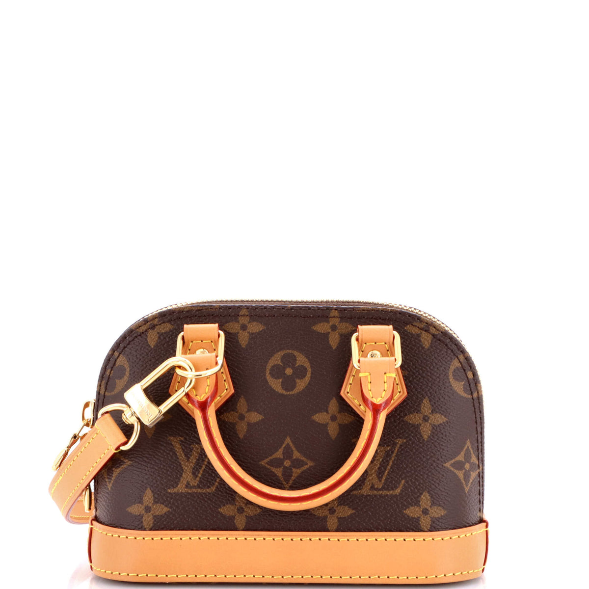 Louis Vuitton Alma Handbag Monogram Canvas Nano