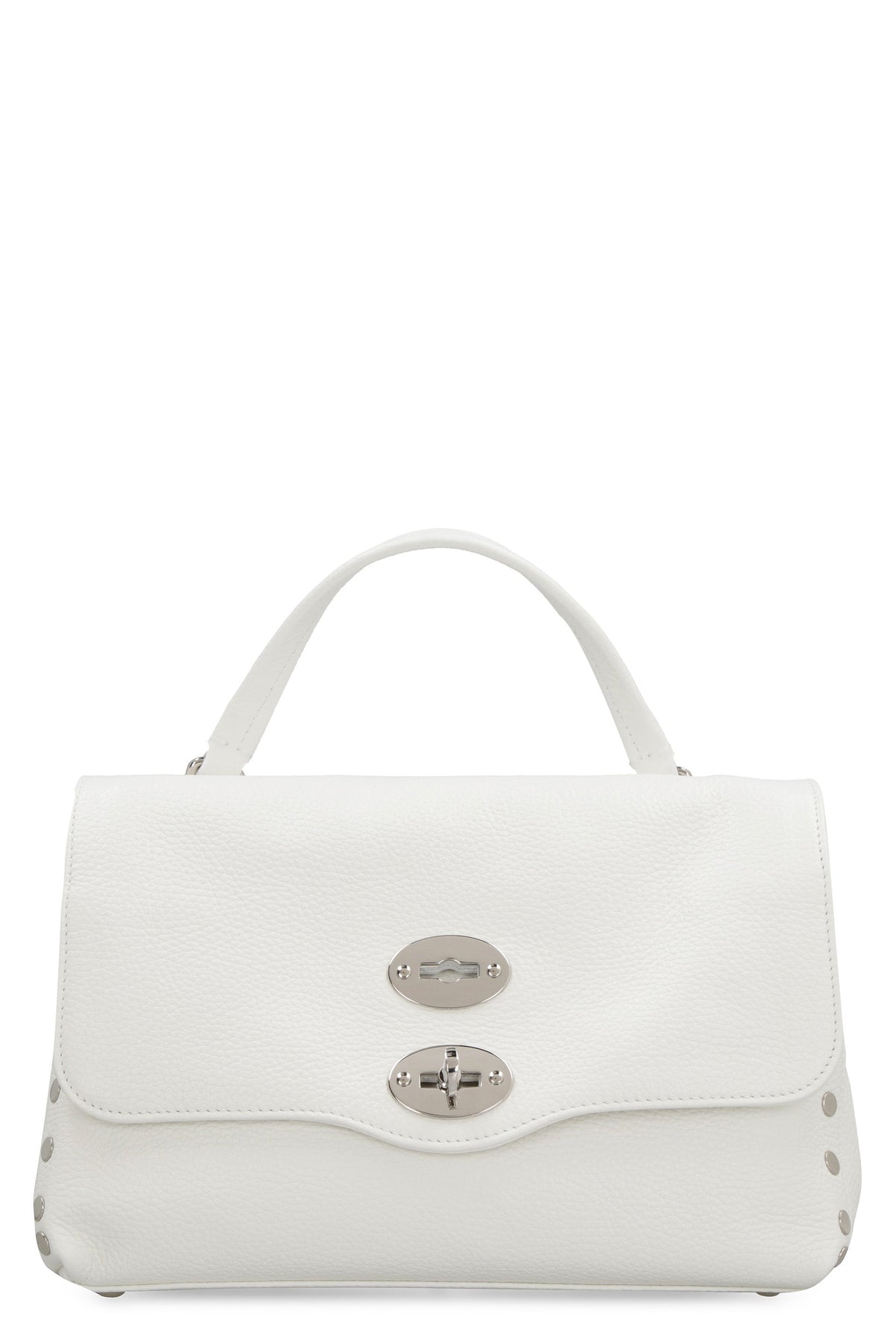 Zanellato Women's Postina S Leather Handbag in White | 0680100040000S Color Z1190