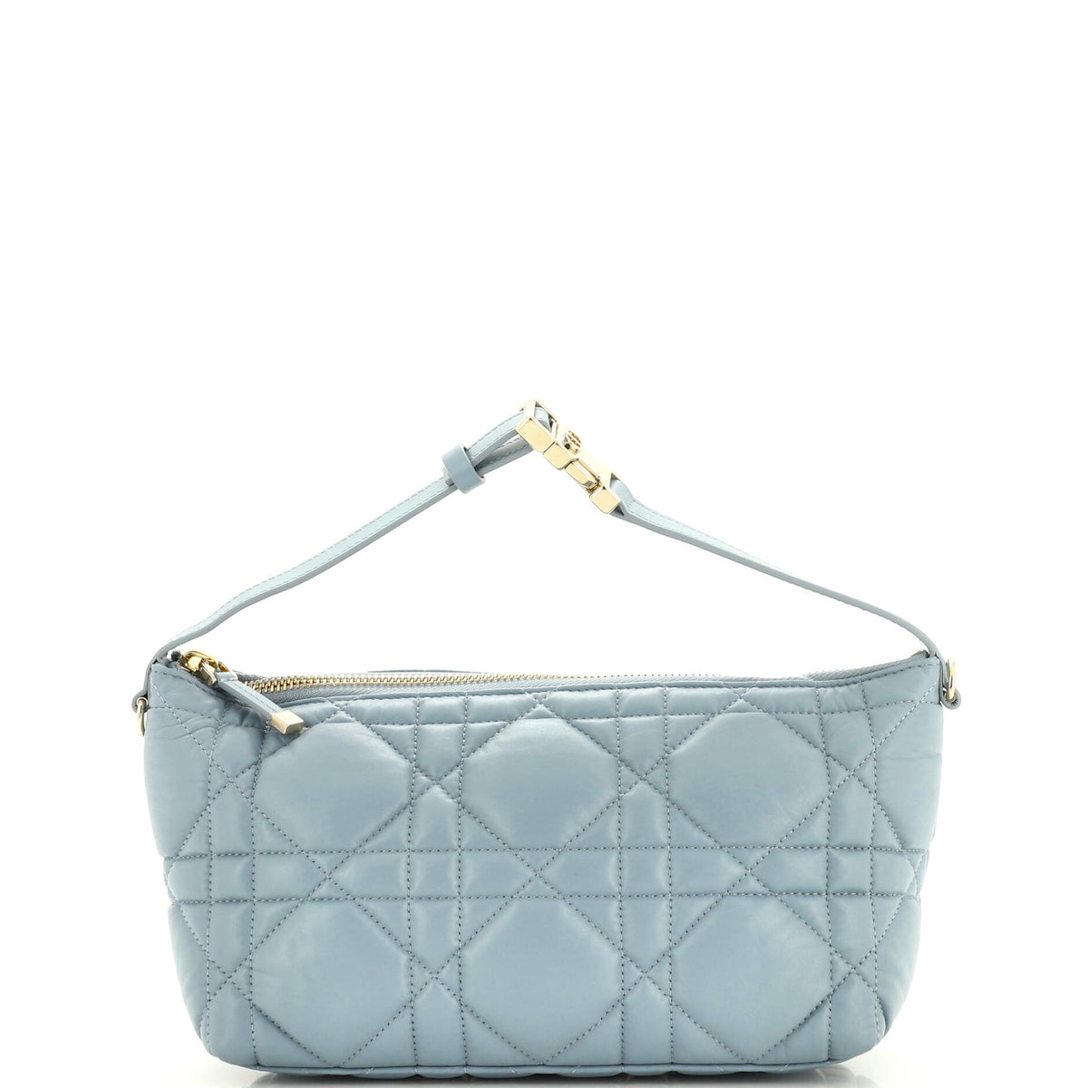 Christian Dior DiorTravel Nomad Pouch Macrocannage Quilt Calfskin Medium