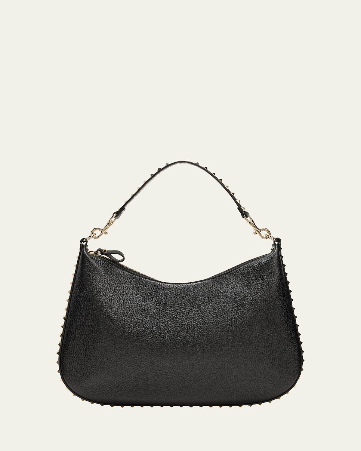 Valentino Rockstud Calfskin Hobo Bag